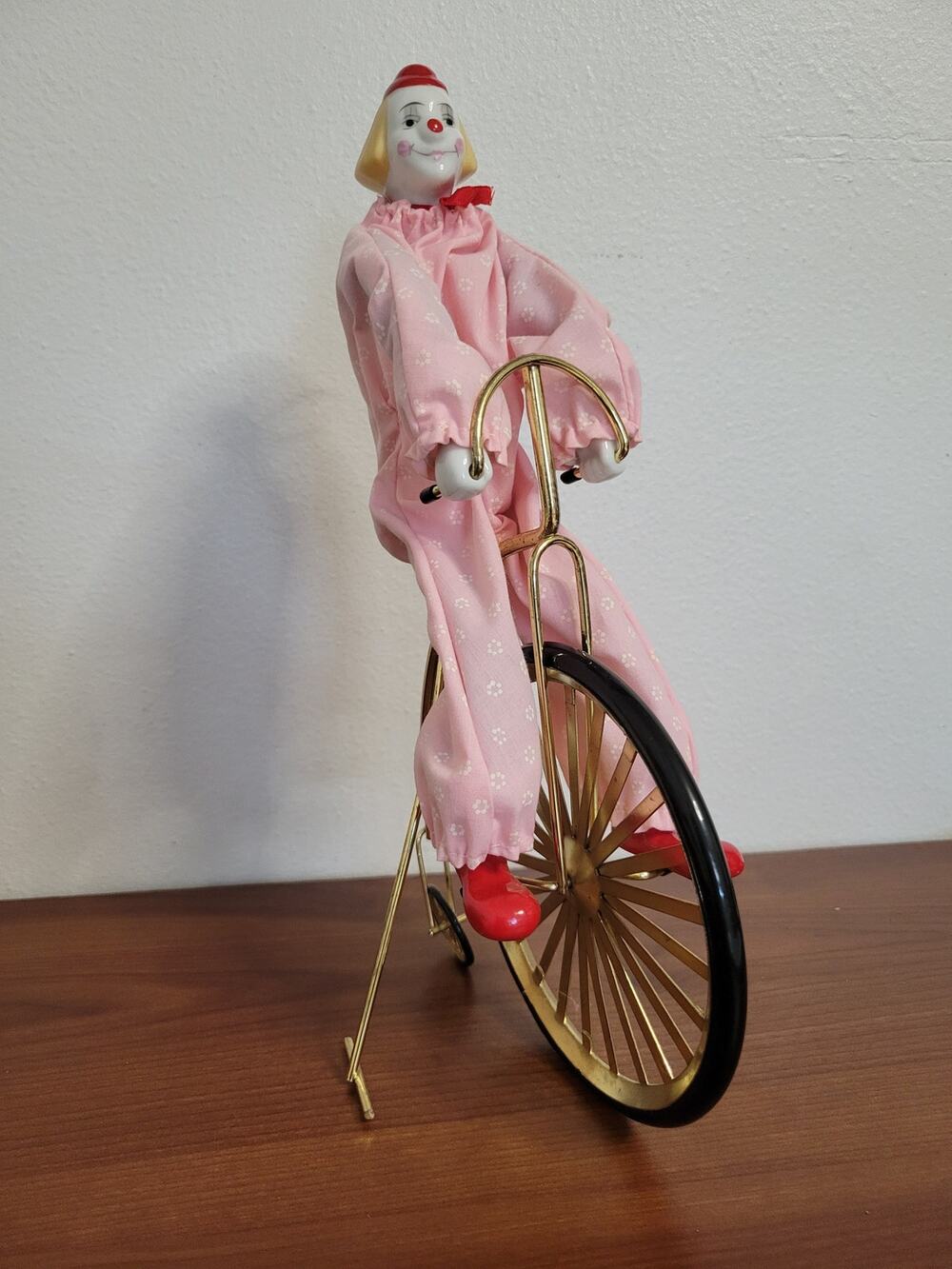 1970's Clown Doll On A Bike
